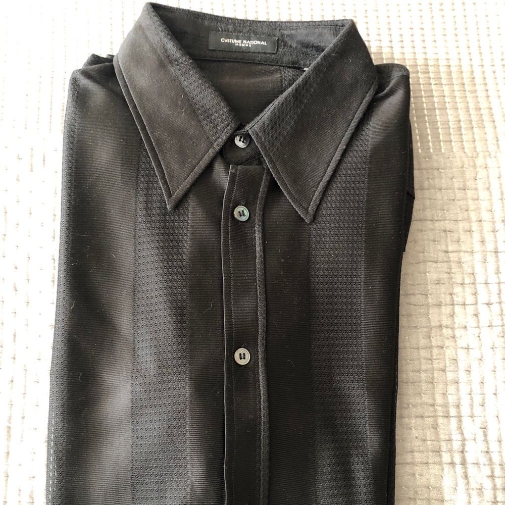 COSTUME NATIONAL COLLECTION BLACK SHIRT